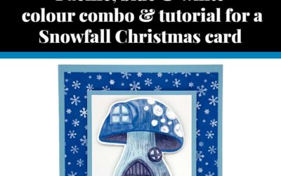 Tutorial for Snowfall Christmas card