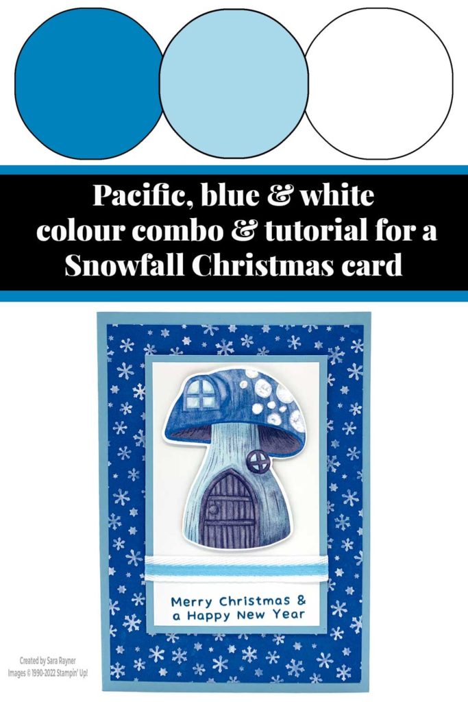 Snowfall Christmas card tutorial