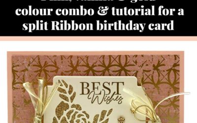 Tutorial for split Ribbon birthday card