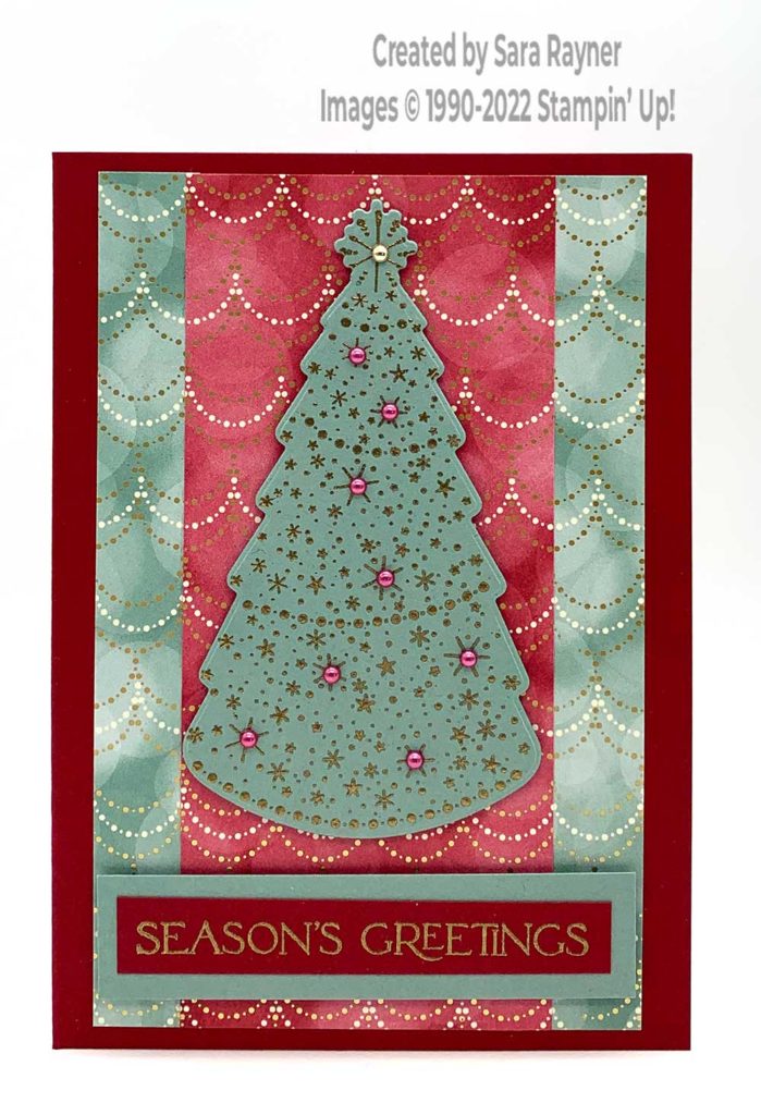 Tree Aglow Christmas card