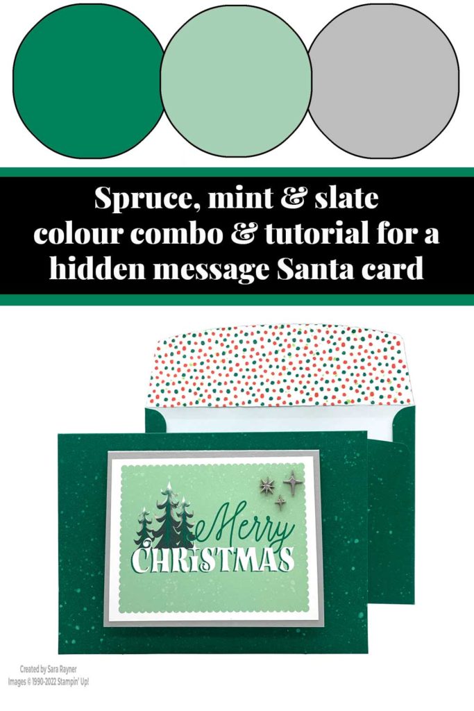 Hidden message Santa Express card tutorial