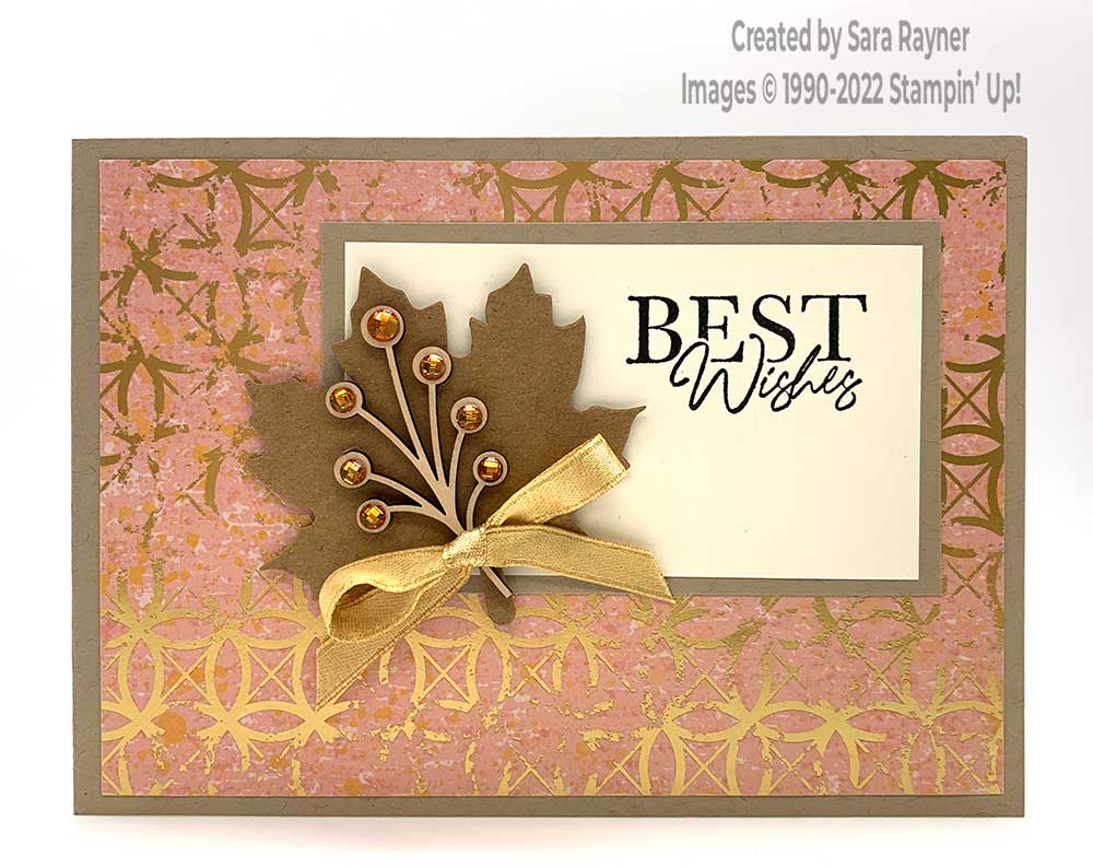 Quick Textural Elements birthday card