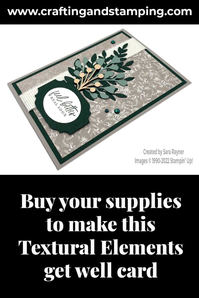 Textural get well card supply list