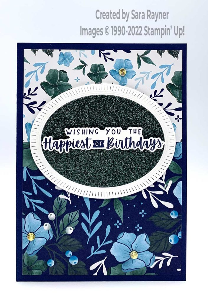 Charming Florets birthday card