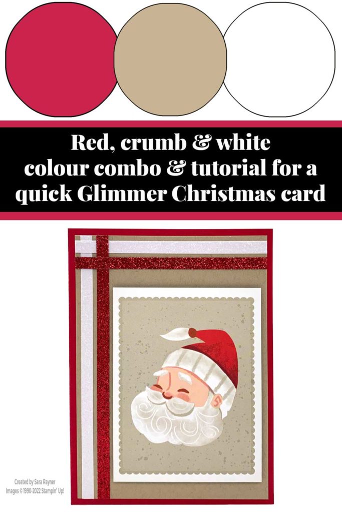 Quick glimmer xmas card tutorial