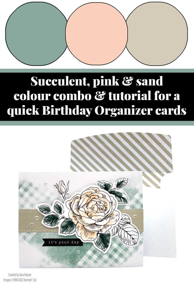 Quick Birthday Organizer card tutorial