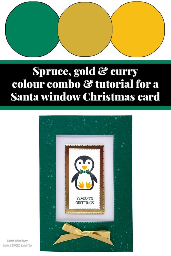 Santa window card tutorial
