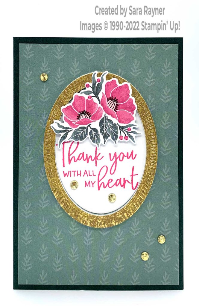 Fitting Florets thank you card