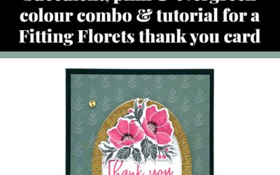 Tutorial for Fitting Florets thank you card