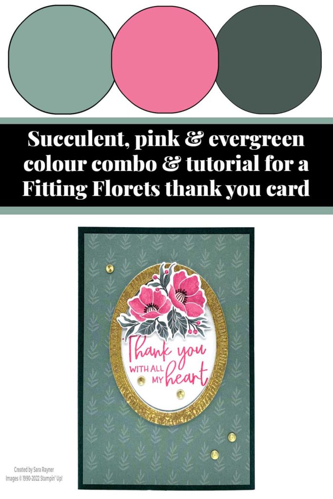 Fitting Florets thank you card tutorial