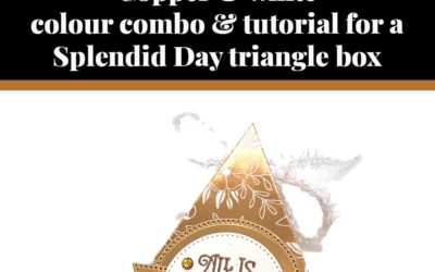Tutorial for Splendid Day triangle box