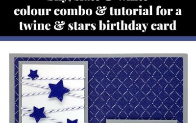 Tutorial for twine & stars card