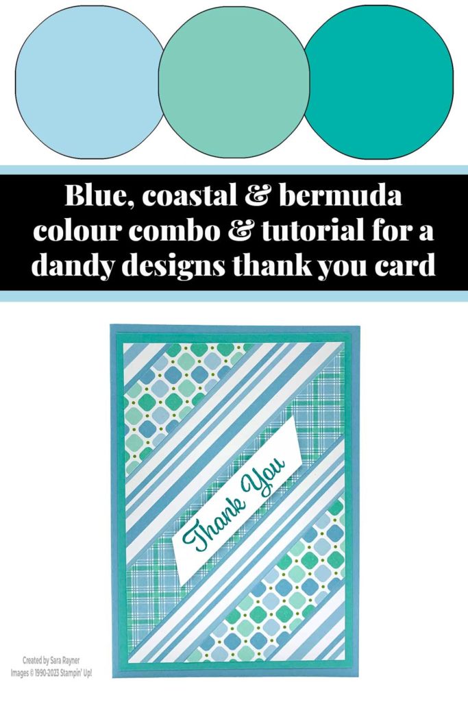 Dandy designs thank you card tutorial