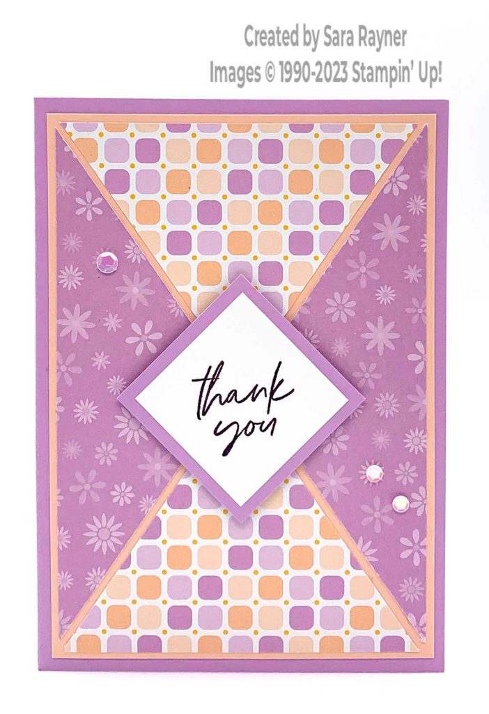 Quick dandy thank you card