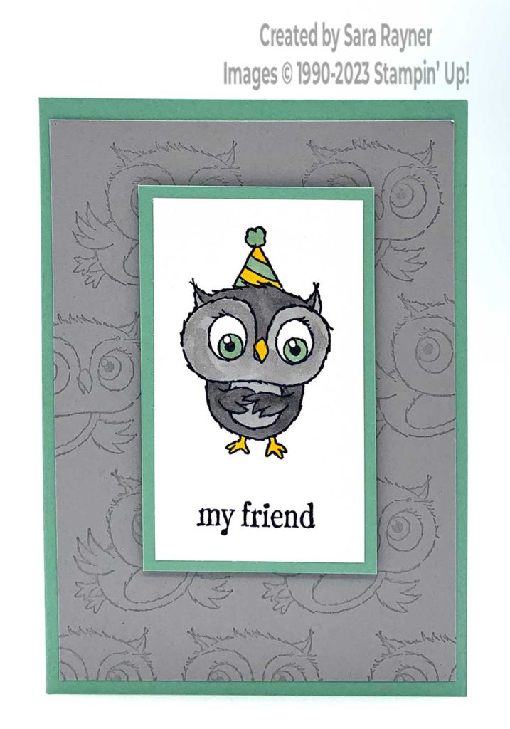 Quick adorable owl card