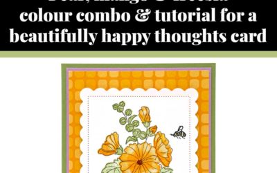 Tutorial for beautifully happy thoughts card