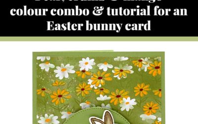 Tutorial for Easter bunny card