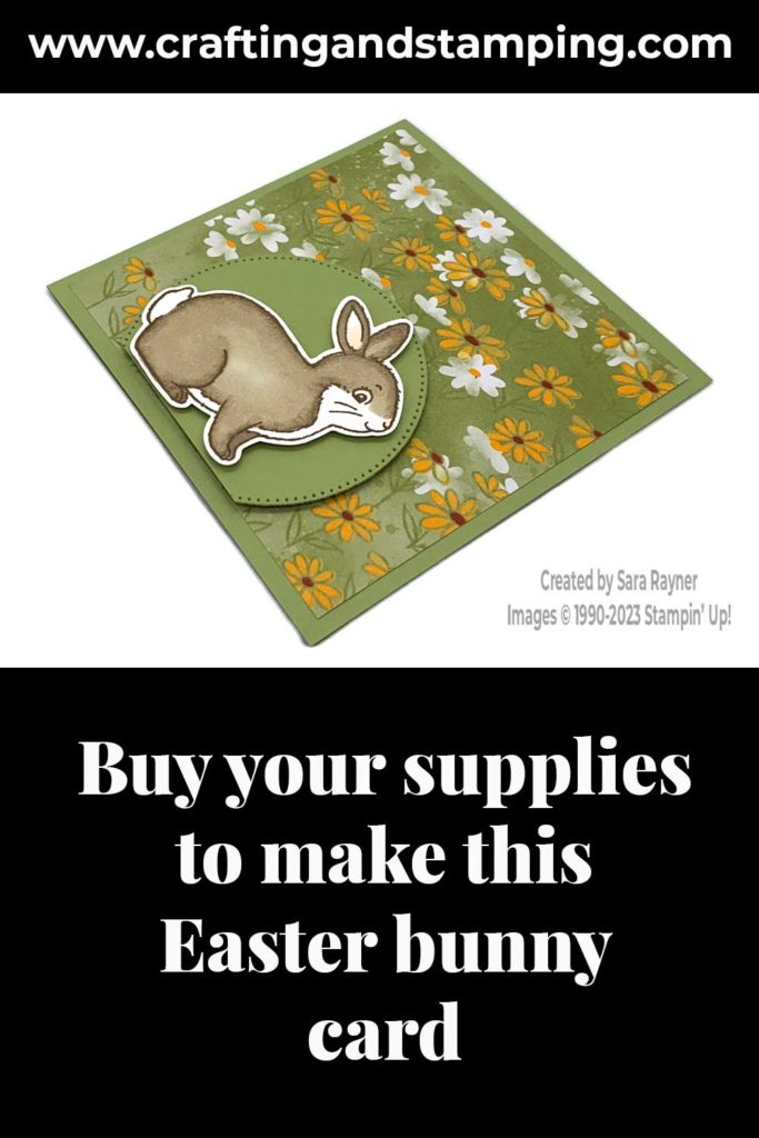 Easter bunny card supply list