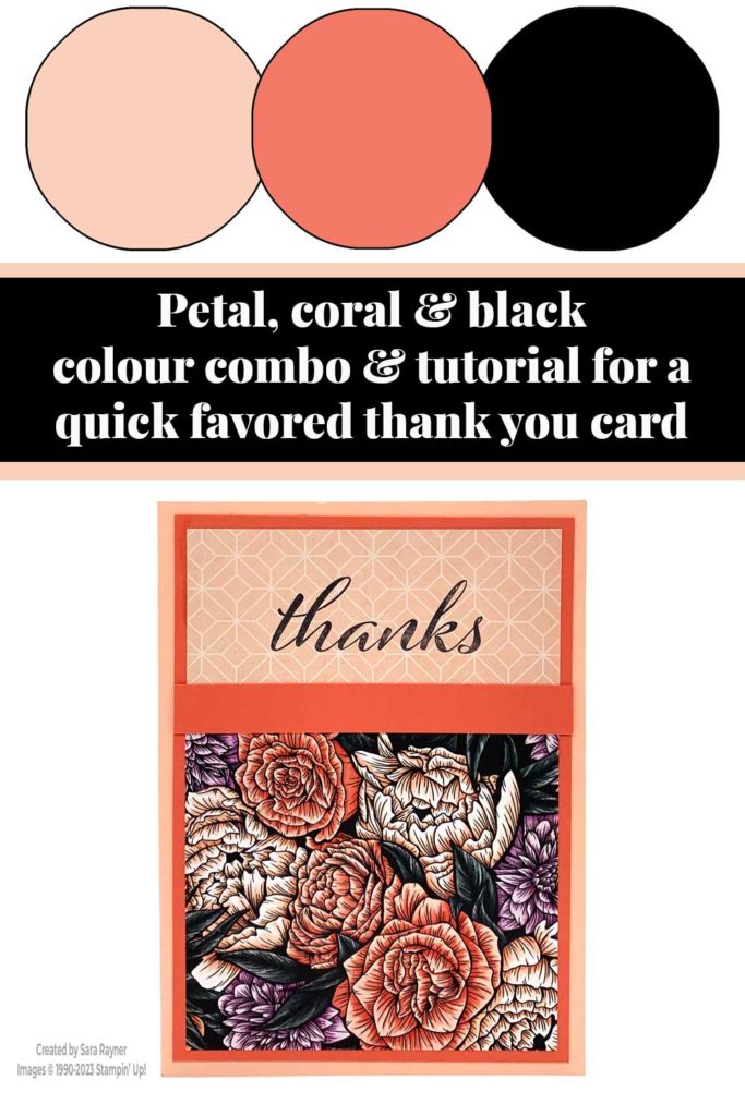 Quick favored thank you card tutorial