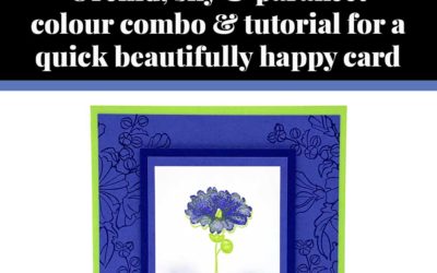 Tutorial for quick beautifully happy card