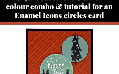 Tutorial for Enamel Icons circles card
