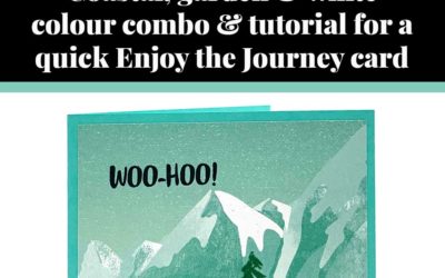 Tutorial for quick Enjoy the Journey card