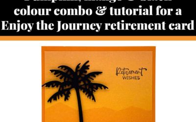 Tutorial for Enjoy the Journey retirement card