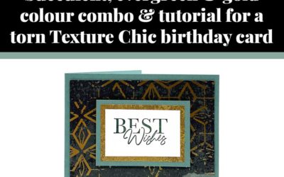 Tutorial for torn Texture Chic birthday card