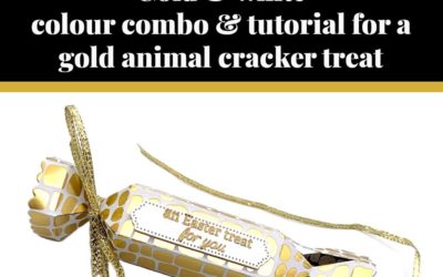 Tutorial for Gold Animal Cracker Treat