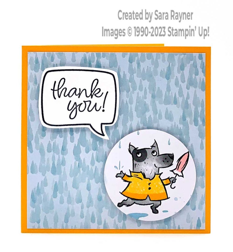 Quick conversation thank you card