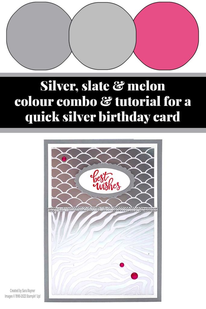 Quick silver birthday card tutorial