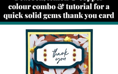 Tutorial for quick gems thank you card