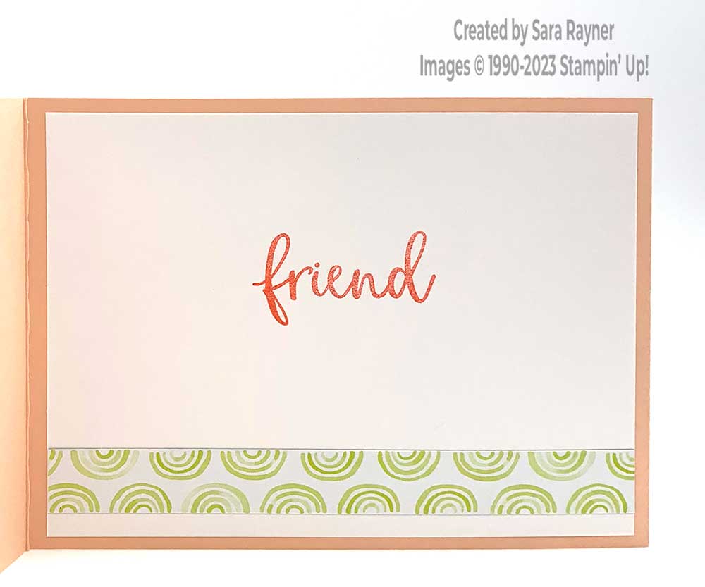 Quick duo ribbon thank you card insert