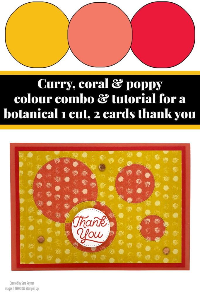 Botanical thank you card tutorial