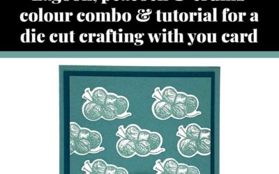 Tutorial for die cut crafting with you card