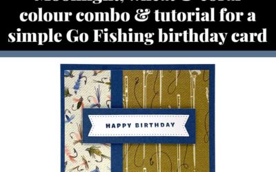 Tutorial for simple Go Fishing birthday card