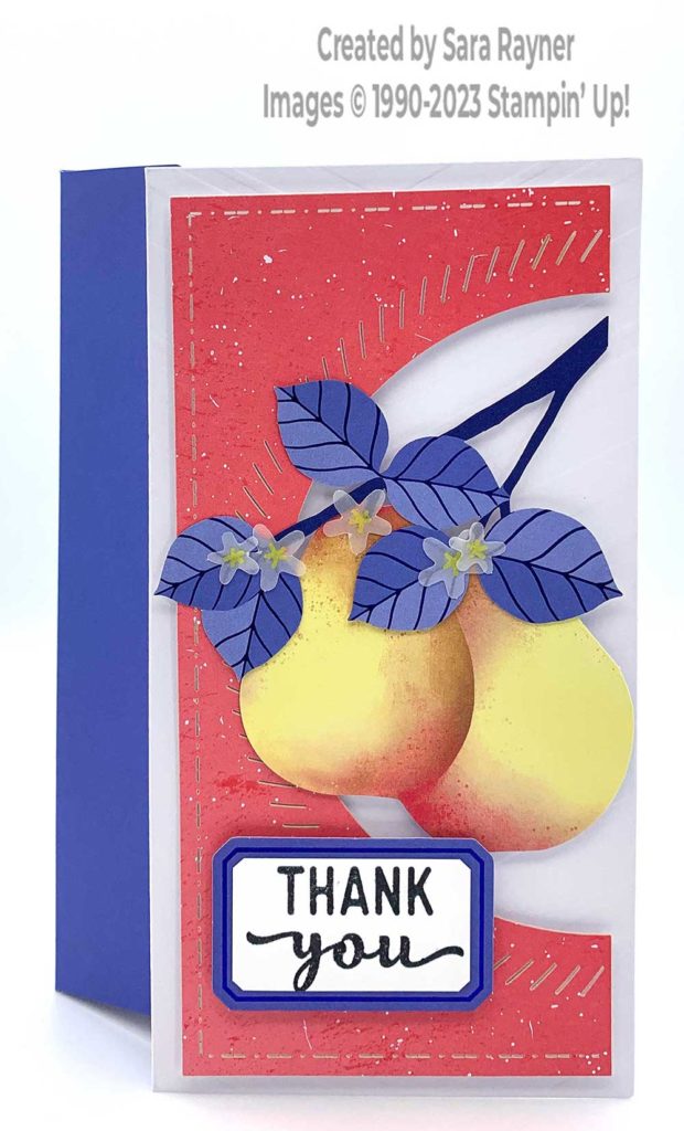 Quick Charming Blossom thanks card
