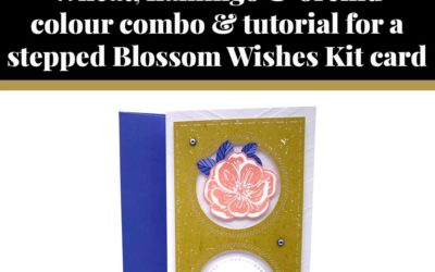 Tutorial for stepped up Blossom Wishes kit card